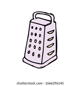 Kitchen Grater handgezeichnet Vektorillustration 