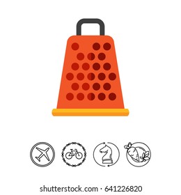 Kitchen grater icon