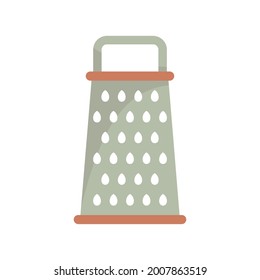 Icono de cocina más grande. Icono de vectores de gráter de cocina aislado en fondo blanco