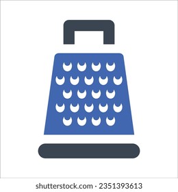 icono del gráter de cocina, Vector Graphics
