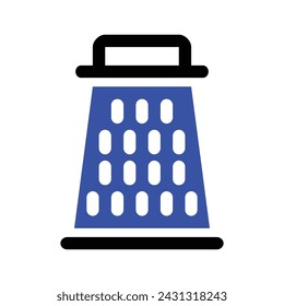 Kitchen Grater Icon, Vector Graphics Illustrations 