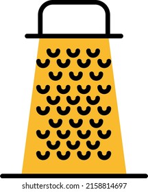 Kitchen grater, illustration, vector on a white background.