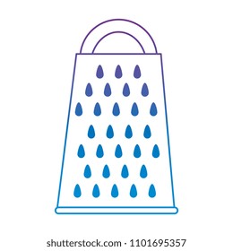 kitchen grater isolated icon