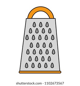 kitchen grater isolated icon