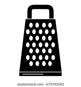 Kitchen grater isolated icon