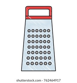 kitchen grater isolated icon