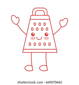 Kitchen grater kawaii character