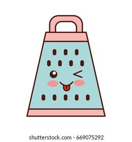 Kitchen grater kawaii character