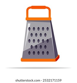 Kitchen grater vector isolated illustration