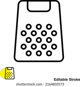 Kitchen Gratter Vector Line Icon