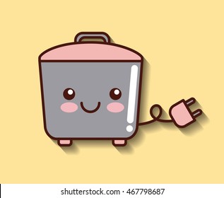 kitchen home appliances vector illustration, eps10 graphic design