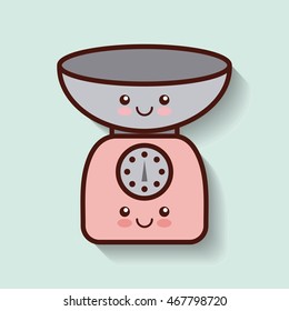 kitchen home appliances vector illustration, eps10 graphic design