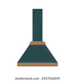 Capucha de cocina. Icono plano del capó