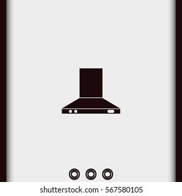 Kitchen hood icon.