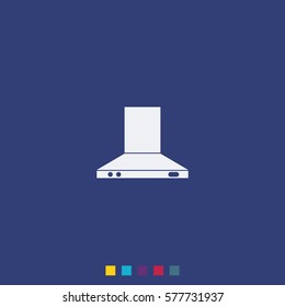 Kitchen hood icon.