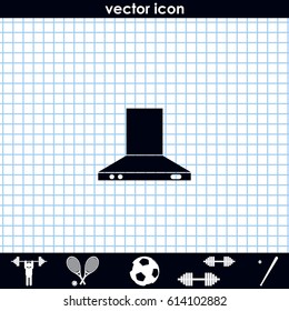 Kitchen hood icon.