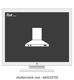 Kitchen hood icon.