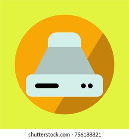 Kitchen hood icon symbol extractor vector sign.