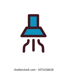 kitchen hood icon vector
