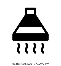 Küchenhaube Symbol Vektor Symbol Design Illustration