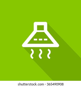 kitchen hood isolated minimal single flat icon. Home line vector icon for websites and mobile minimalistic flat design.