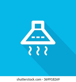 kitchen hood isolated minimal single flat icon. Home line vector icon for websites and mobile minimalistic flat design.