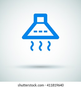 kitchen hood isolated minimal single flat icon. Home line vector icon for websites and mobile minimalistic flat design.