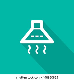 kitchen hood isolated minimal single flat icon. Home line vector icon for websites and mobile minimalistic flat design.