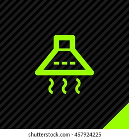 kitchen hood isolated minimal single flat icon. Home line vector icon for websites and mobile minimalistic flat design.