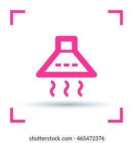 kitchen hood isolated minimal single flat icon. Home line vector icon for websites and mobile minimalistic flat design.
