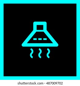 kitchen hood isolated minimal single flat icon. Home line vector icon for websites and mobile minimalistic flat design.