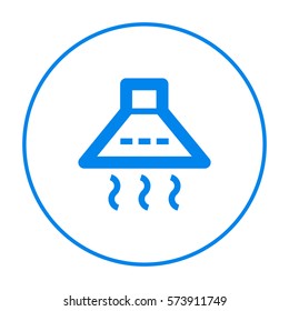 kitchen hood isolated minimal single flat icon. Home line vector icon for websites and mobile minimalistic flat design.
