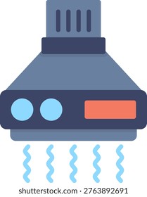 Kitchen Hood New Creative Icon Design Vector