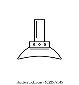 kitchen hoods icon. Element of home appliances for mobile concept and web apps. Thin line icon for website design and development, app development. Premium icon on white background