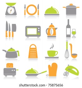 Kitchen and household Utensil Icons