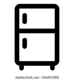 Kitchen icon with black color