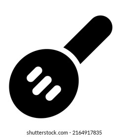 Icono de cocina de color negro