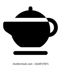 Icono de cocina de color negro