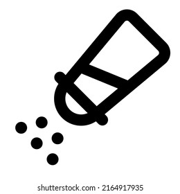 Kitchen icon with black color
