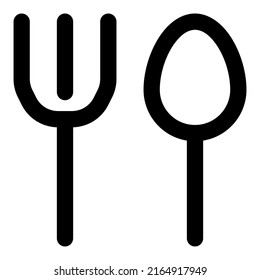 Icono de cocina de color negro