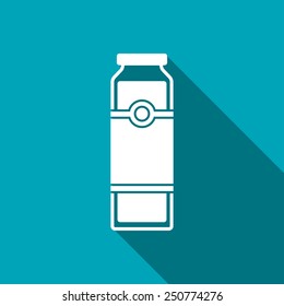 kitchen icon of bottle with juice