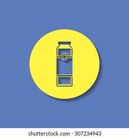 kitchen icon of bottle with juice