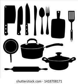 Icono de cocina e icono de cocina