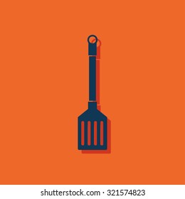 kitchen icon of cooking scoop