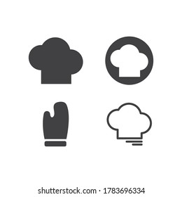 Kitchen icon cooking tools vector flat design