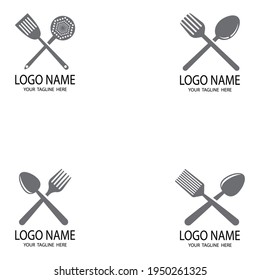 Kitchen icon cooking tools vector flat design