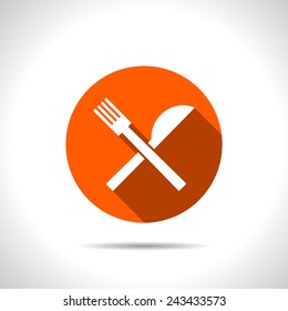 kitchen icon of crossed fork and knife