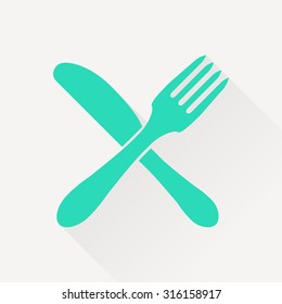 kitchen icon of crossed fork and knife