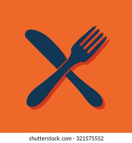 kitchen icon of crossed fork and knife