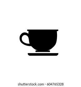kitchen icon of cup on the white background
